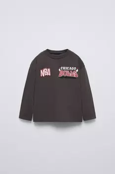 Футболка chicago bulls nba ZARA, черный