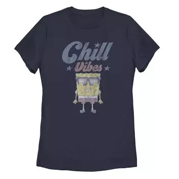 Футболка Chill Vibes для юниоров с изображением Губки Боба Квадратных Штанов Licensed Character