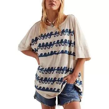 Футболка Chill vibes Free People, мультиколор