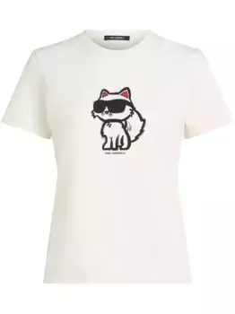 Футболка Choupette KARL LAGERFELD, белый