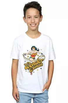 Футболка «Чудо-женщина со звездами» DC Comics, белый