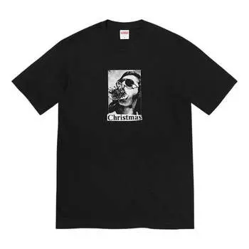 Футболка cigarette tee 'black white' Supreme, черный