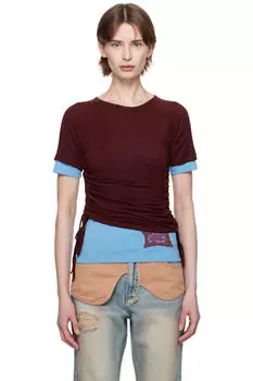 Футболка Cindy String многослойная красно-синяя Andersson Bell