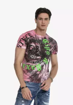 Футболка Cipo & Baxx "CT641", современная стирка, розовый