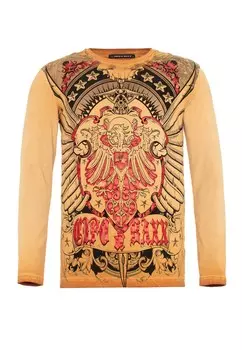 Футболка Cipo & Baxx, горчица