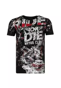 Футболка Cipo & Baxx RIDE OR DIE, черный