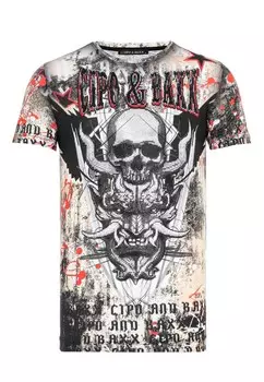 Футболка Cipo & Baxx, смешанные цвета