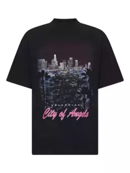 Футболка City of Angels BALENCIAGA, черный
