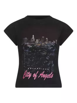 Футболка City of Angels BALENCIAGA, синий