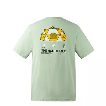 Футболка City Outdoor Collection унисекс Morning Mist Green The North Face, зеленый