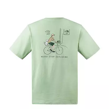 Футболка City Outdoor Collection унисекс Morning Mist Green The North Face, зеленый
