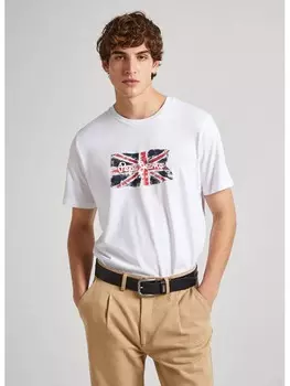 Футболка Clag Pepe Jeans, белый