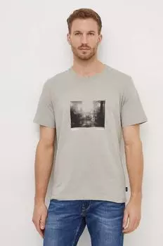 Футболка Clark из хлопка Pepe Jeans, зеленый
