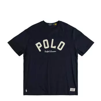 Футболка classic fit logo jersey Polo Ralph Lauren, синий
