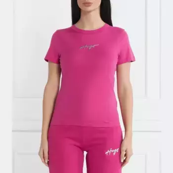 Футболка Classic tee_4 стандартного кроя Hugo, розовый