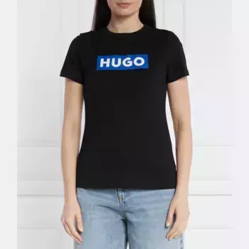 Футболка Classic tee_b обычного кроя Hugo, черный