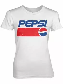 Футболка Classic Washed Logo Girly Tee Pepsi Co, белый