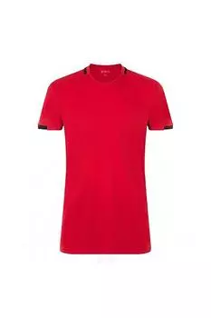 Футболка Classico с контрастным коротким рукавом SOL'S, красный