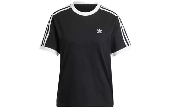Футболка Classics 3 женская черная Adidas Originals