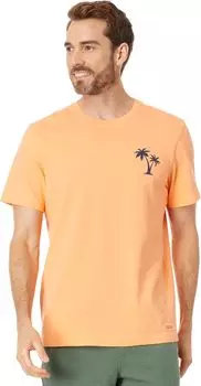 Футболка Clean Palms с коротким рукавом Crusher Life is Good, цвет Canyon Orange