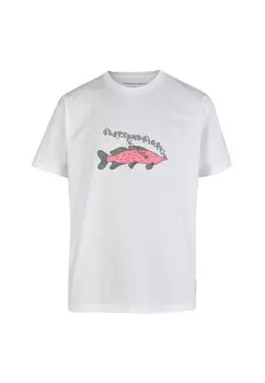 Футболка Cleptomanicx Bubbles, белый