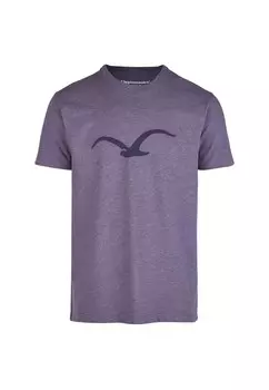Футболка Cleptomanicx MOWE, темно фиолетовый