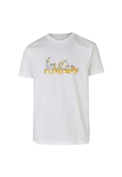 Футболка Cleptomanicx Services, белый