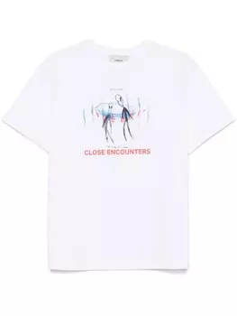 Футболка Close Encounter Coperni, белый