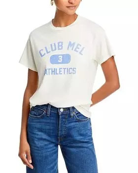 Футболка Club Mel Tubular RE/DONE, белый