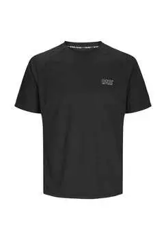 Футболка cnz рубашка с короткими рукавами Jack & Jones, черный