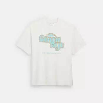 Футболка COACH New York, цвет Vintage Ivory