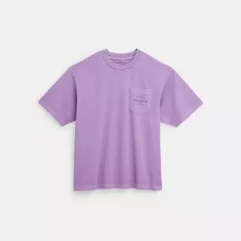 Футболка Coach Pocket T Shirt, цвет Lavender
