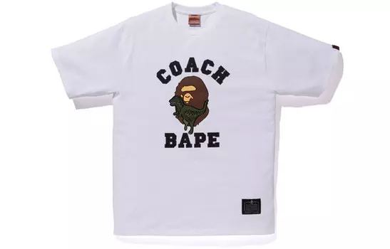 Футболка Coach X Ape Head Series для мужчин A Bathing Ape, красный