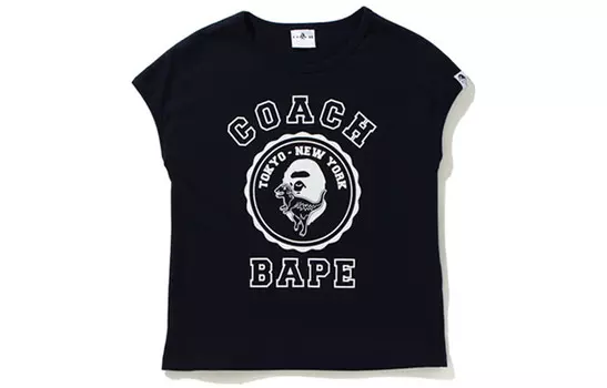 Футболка Coach X Ape Head Series унисекс A Bathing Ape, черный
