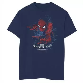 Футболка Cob Web Stealth с рисунком «Человек-паук» для мальчиков 8–20 лет Marvel