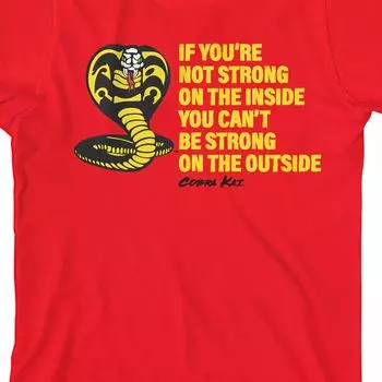 Футболка Cobra Kai для мальчиков 8–20 лет, если ты не силен во внутренней графике Licensed Character