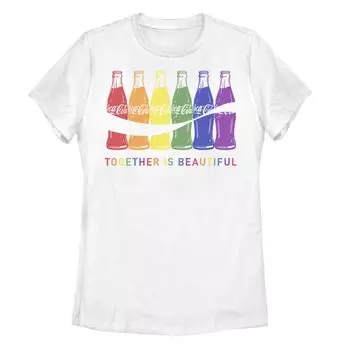 Футболка Coca-Cola Pride Together для юниоров — красивая бутылка Licensed Character