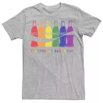 Футболка Coca-Cola Pride Together для взрослых в красивых бутылках Licensed Character