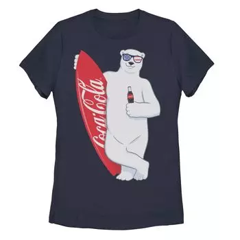 Футболка Coca-Cola Surfer для юниоров «Полярный медведь в очках» Licensed Character