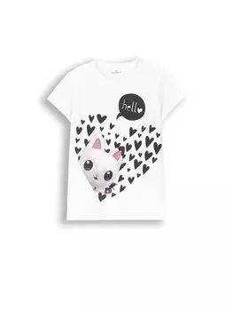 Футболка Coccodrillo T-Shirt mit kurzen rmeln, белый