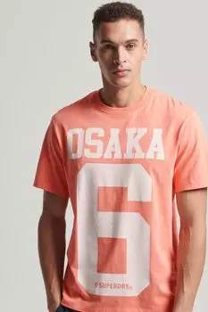 Футболка Code Classic Osaka Superdry, розовый