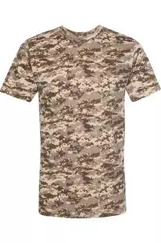 Футболка Code Five для взрослых, камуфляж, цвет sand digital