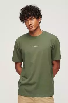 Футболка Code Surplus с объемным логотипом и свободным кроем Superdry, зеленый