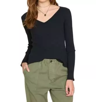 Футболка Colby черного цвета XIRENA