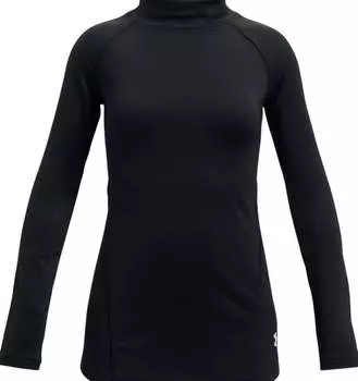 Футболка Coldgear для девочек черного цвета Under Armour
