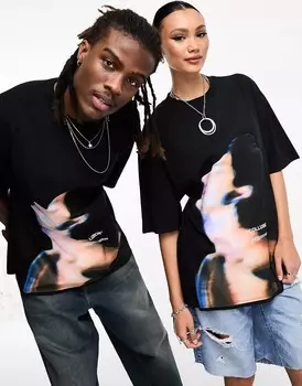Футболка Collusion Unisex Front Printed, черный