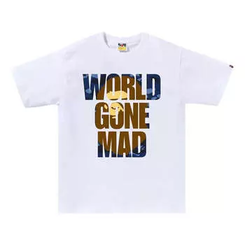 Футболка color camo wgm ape head overlap t-shirt A Bathing Ape, белый