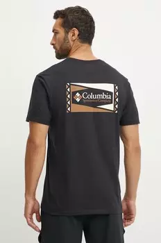 Футболка Columbia из хлопка, черный