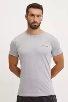 Футболка Columbia из хлопка, серый