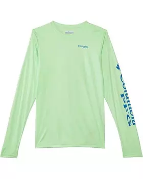 Футболка Columbia Kids Terminal Tackle L/S Tee, цвет Key West/Vivid Blue Logo